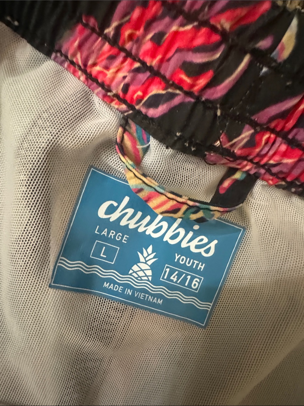 Chubbies swim trunk size 14/16 - Picture 6 of 7